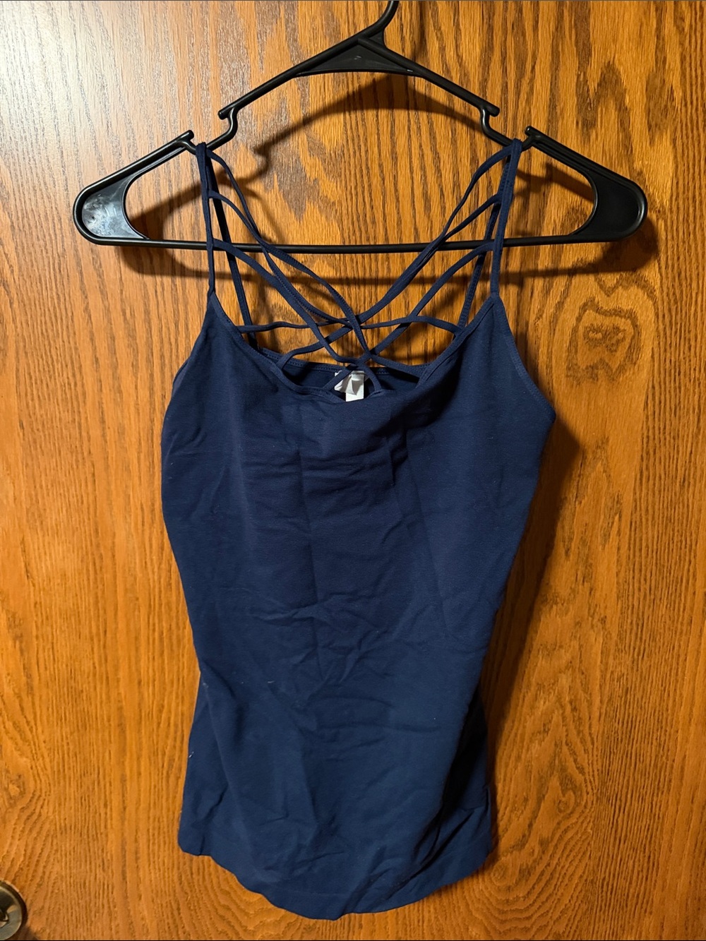 Nikibiki Navy Strappy Crisscross Camisole